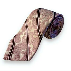 MICHAEL MICHAEL KORS Silk Paisley & Stripes Woven Tie